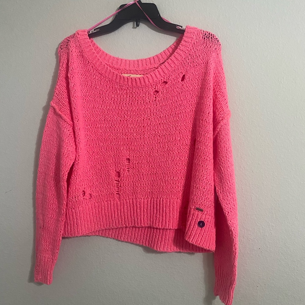Neon Pink Sweater